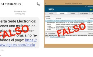Have you been fined? The DGT warns of this scam by SMS
