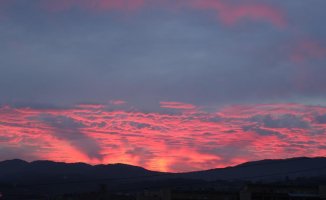The enchantment of the red dawn of Vallès