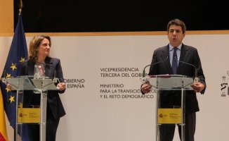 Ribera commits to Mazón to review the exploitation rules of the Tajo-Segura