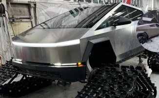 The most extreme Tesla Cybertruck you will see in a long time: goodbye to its snow traction problems