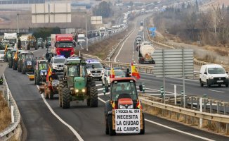 Agricultural mobilizations throughout Spain and throughout Europe: images of the days of protests