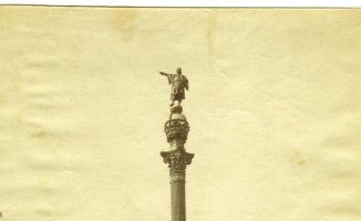 The Columbus monument, without the US president