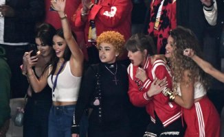 The famous friends Taylor Swift surrounded herself with to see her boyfriend win the Super Bowl