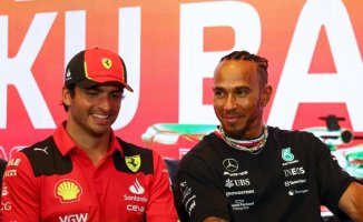 In Italy they place Hamilton in Sainz's place at Ferrari for 2025