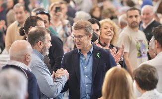 Feijóo boasts that the PP is the first to come out to help Catalonia