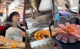 A young woman brings her Korean parents to Spain and they try five typical foods
