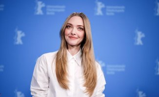 Amanda Seyfried's cropped shirt at the Berlinale, which has its version at Zara for 22 euros