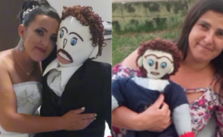 The woman who married a doll catches him being unfaithful: "That night he slept on the couch"
