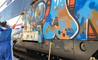 Graffiti vandalism on trains cost 25 million euros in 2023