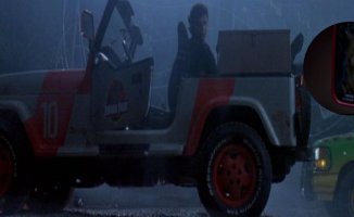 Do you know which car starred in the legendary chase with a T-Rex in the first Jurassic Park movie?
