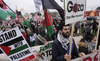 The hunger strike reaches US campuses against the attack on Palestine