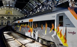 Graffiti artists deface six Renfe trains every day in Catalonia