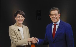 Pontón and Besteiro avoid committing to a coalition government in the TVE debate