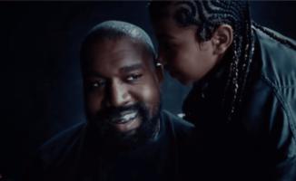 North West debuts as a rapper in the new video of her father, Kanye West