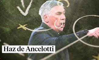 Play Ancelotti and choose the Madrid lineup