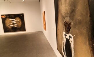 The Reina Sofía Museum shows all the Tàpies