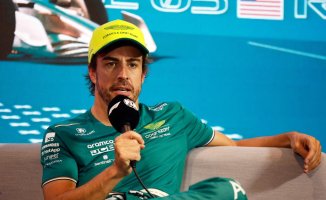 Alonso talks about his future at the presentation of the new Aston Martin