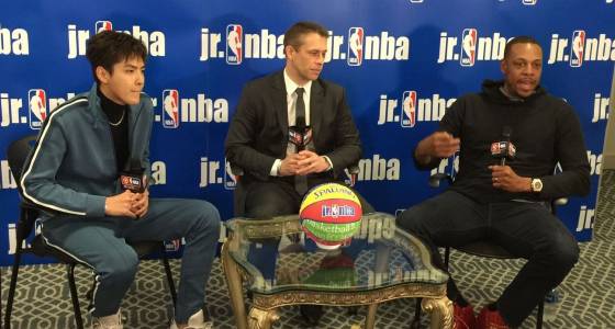 Pierce on board with China's Jr. NBA program