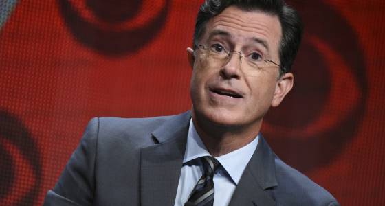 Up in the ratings and live after Trump's speech, Stephen Colbert parades a new confidence